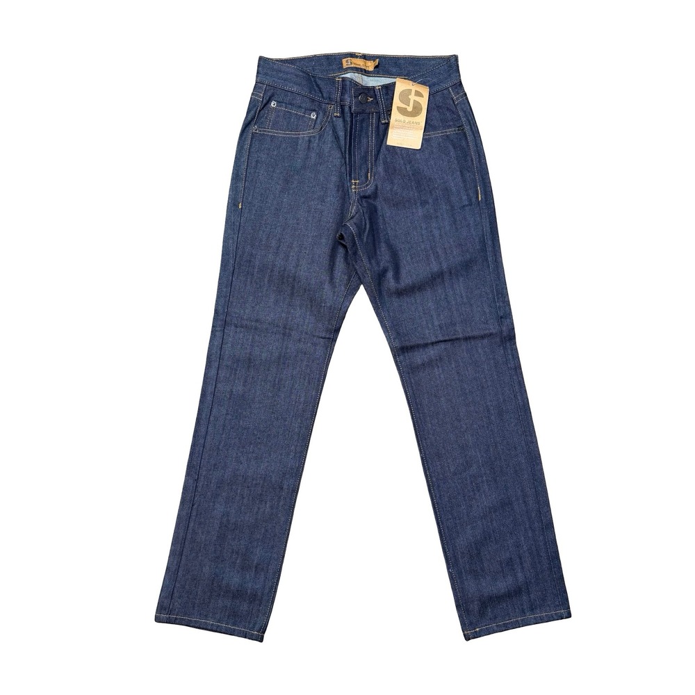 Solo Jeans men's slim straight leg denim jeans indigo blue Size 28